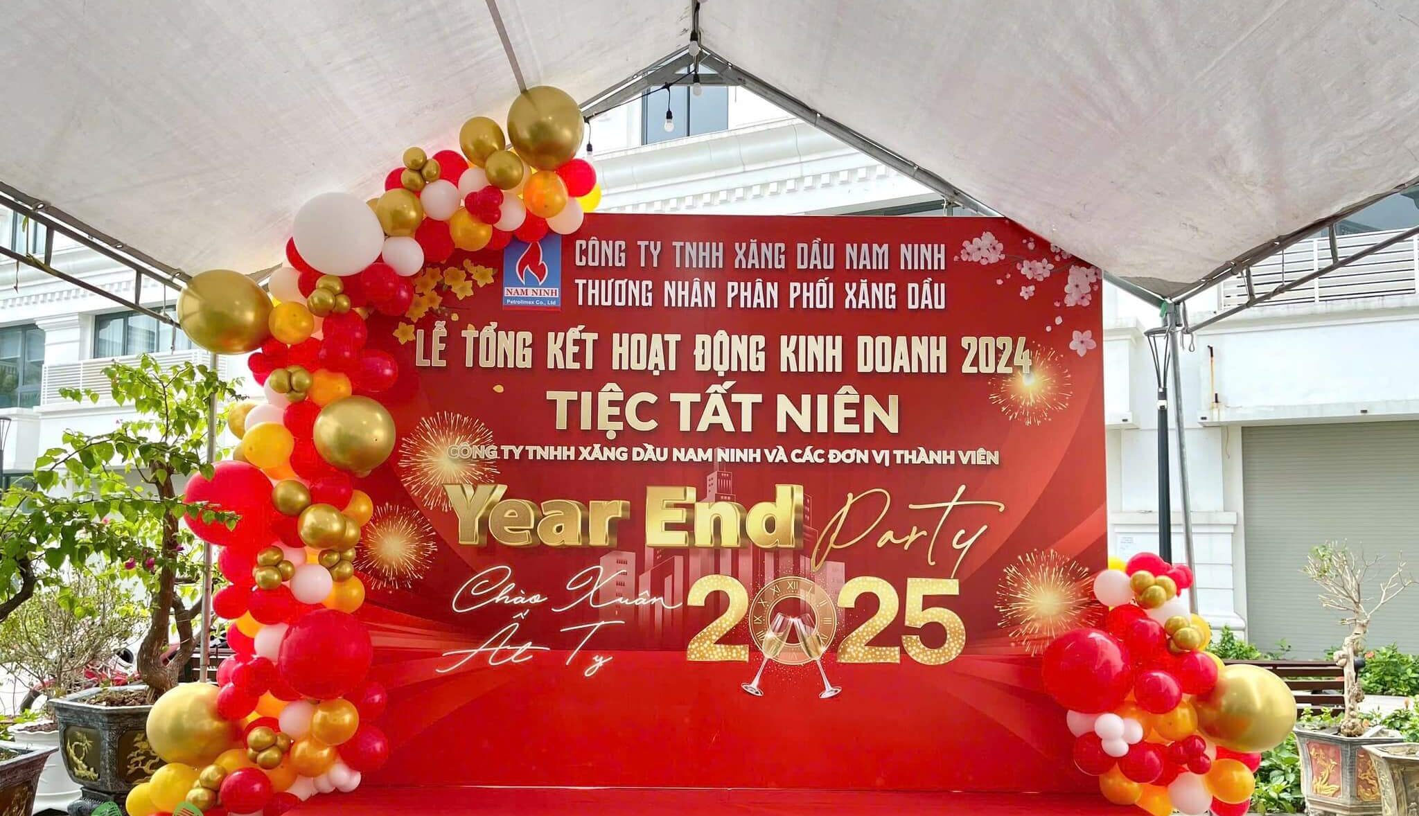 Báo giá backdrop year end party